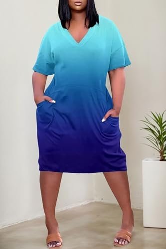 Women's Nightgowns Short Sleeve Nightshirts Plus-Size House ...