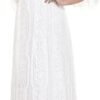 Plus Size Wedding Dress Boho - Maxi Bridal Shower Bohemian F...