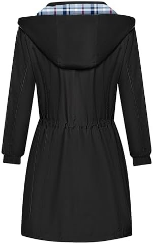 Bloggerlove Rain Jacket Women Lightweight Raincoats Outdoor ...