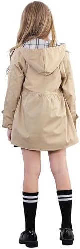 Betusline Girl's Rain Jackets Lightweight Waterproof Hooded ...