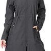 33,000ft Women's Waterproof Softshell Long Rain Jacket with ...