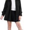 Betusline Girl's Single Breasted Trench Coat Dress Coat Oute...