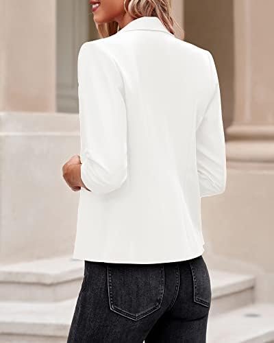 LookbookStore Blazers for Women Suit Jackets Dressy 3/4 Slee...