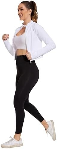MathCat Seamless Workout Jacket for Woman,Zip Up Long Sleeve...