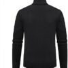 Mylldey Mens Sweater Cardigan Full Zip Knitted Long Sleeve S...