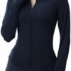 BGOWATU Women's Workout Jacket Lightweight Zip up Running At...