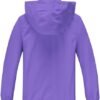 WICKHAM Boys Girls Waterproof Rain Jacket Detachable Hood Li...
