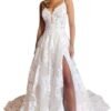 Dymaisei Spaghetti Straps Wedding Dresses with Slit Lace Bri...