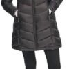 Calvin Klein Women's Everyday Hooded Zip Front Puffer Long S...