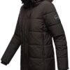 Long Winter Jacket for Women | Quilted, Puffy Ladies Coat wi...