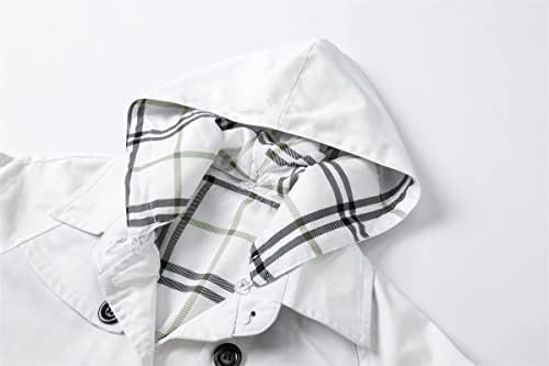 Betusline Girl's Single Breasted Trench Coat Dress Coat Oute...