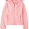 The Children's Place Girls' Active Full Zip Hooded Jacket
