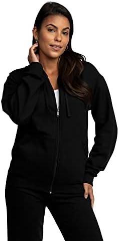 Fruit of the Loom Unisex Adult EverSoft Fleece Full Zip Hood...