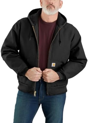 Carhartt Men's J140 Loose Fit Firm Duck Insulated Flannel-Li...