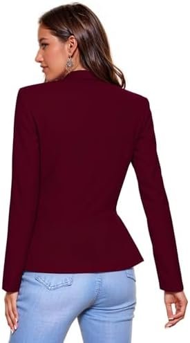 Hybrid & Company Women's Casual Work Office Elegant Open Fro...