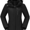 CAMEL CROWN Women's Waterproof Ski Jacket 3 in 1 Winter Coat...