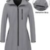 CREATMO US Women's Lightweight Waterproof Long Softshell Tac...