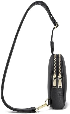 INICAT Travel Small Sling Bag Leather Crossbody Bags for Wom...