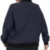 FOREYOND Plus Size Bomber Jackets for Women Zip Up Lightweig...