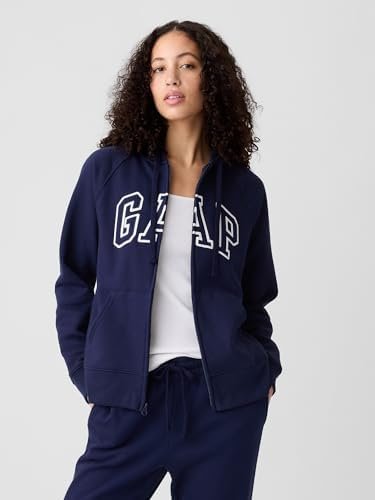 GAP Women's Logo Hoodie Hooded Full Zip Sweatshirt