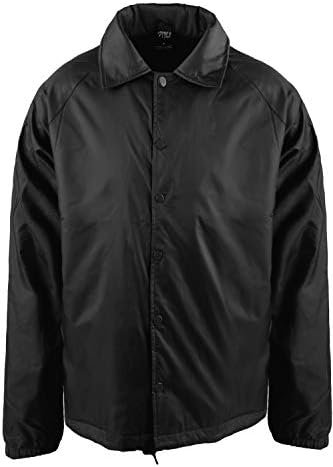 Shaka Wear Men’s Coach Jacket – Classic Windbreaker Nylon Wa...