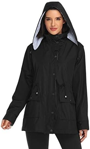 Arthas Women Light Rain Jacket Waterproof Active Outdoor Tre...