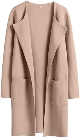 ANRABESS Women's Open Front Knit Lightweight Cardigan Casual... ANRABESS Women's Open Front Knit Lightweight Cardigan Casual...