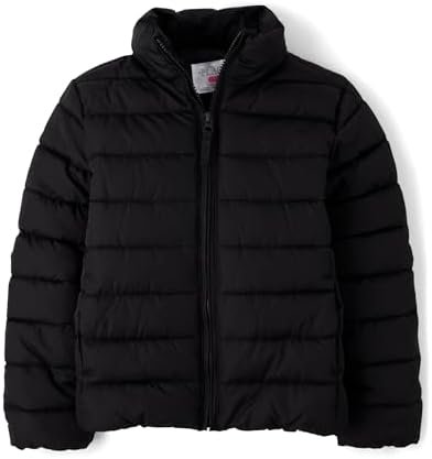 The Children's Place Girls' Medium Weight Wind-Resistant, Wa...