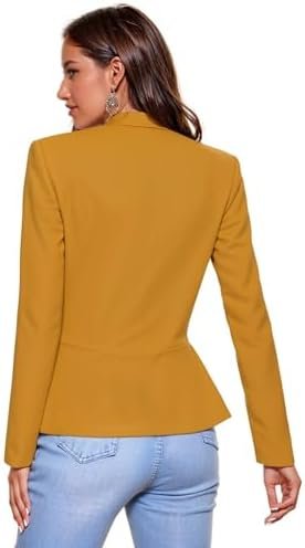 Hybrid & Company Women's Casual Work Office Elegant Open Fro...