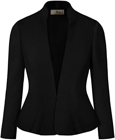 Hybrid & Company Women's Casual Work Office Elegant Open Fro...