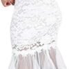 Salimdy Women Sexy Floral Lace Mesh Sheer Hollow Out Deep V ...