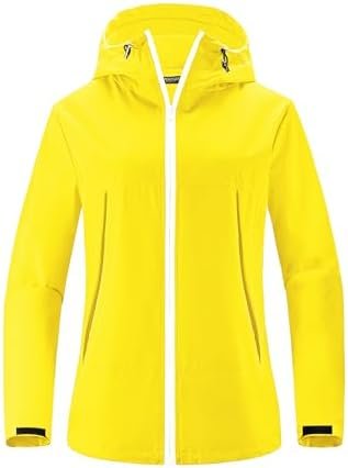 Avoogue Rain Jacket Women Waterproof Lightweight Raincoat Li...