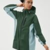 LOMON Lightweight Active Rain Jacket Hooded Water Resistant ...