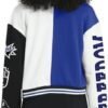 COZYPOIN Women's Varsity Jacket Cropped Letterman Jacket Lig...