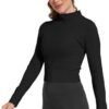 MathCat Seamless Workout Jacket for Woman,Zip Up Long Sleeve...