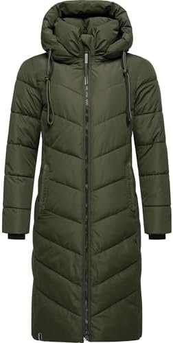 Marikoo Women's Winter Jacket with Hood | Windproof & Weathe...