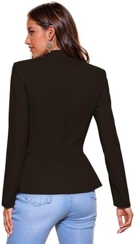 Hybrid & Company Women's Casual Work Office Elegant Open Fro...