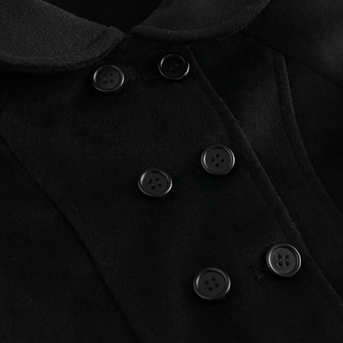 Simplee kids Girls Dress Coat Lapel Button Winter Jackets Co...