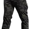 ZEFOTIM Cargo Pants for Men Camouflage/Solid Color Wide Leg ...