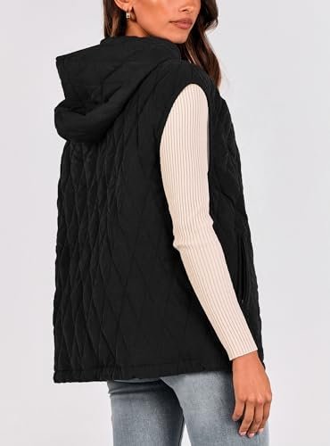 PRETTYGARDEN Women's 2025 Fall Spring Vest Casual Sleeveless...