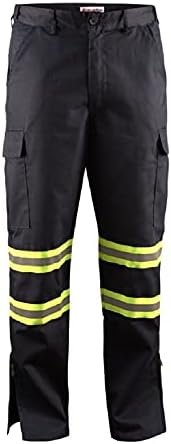 Premium High Visibility Safety Work Pant with Leg Zipper Premium High Visibility Safety Work Pant with Leg Zipper