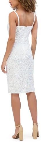 Siena Women's Sequince Cowl Neck Midi Dress