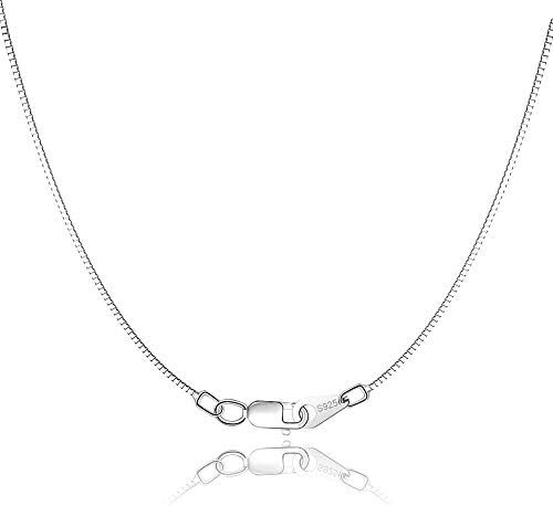 Jewlpire Solid 18K Gold Over 925 Sterling Silver Chain Neckl...