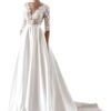 Wedding Dresses for Bride 2024 Lace Mermaid Sleeveless Beach...