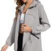 Avoogue Waterproof Jacket with Hood Packable Raincoats for W...