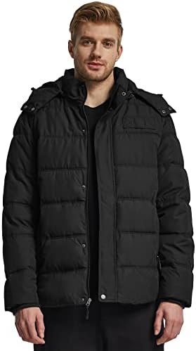 Wantdo Men's Hooded Winter Coat Warm Puffer Jacket Thicken C...
