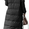 Zwurew Women's Quilted Lightweight Long Puffer Coat Jacket T...