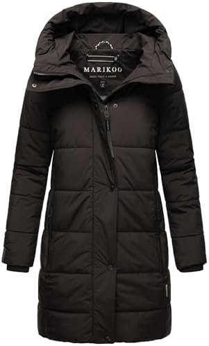 Long Winter Jacket for Women | Quilted, Puffy Ladies Coat wi...