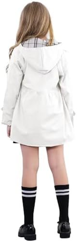 Betusline Girl's Rain Jackets Lightweight Waterproof Hooded ...