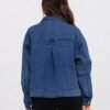 Glamaker Womens Oversized Jean Jacket Casual Long Sleeve But...